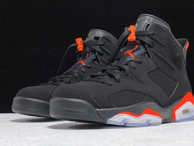 Rep TB Air Black Infrared Retro Jordan 6 384664-060 OG 0816